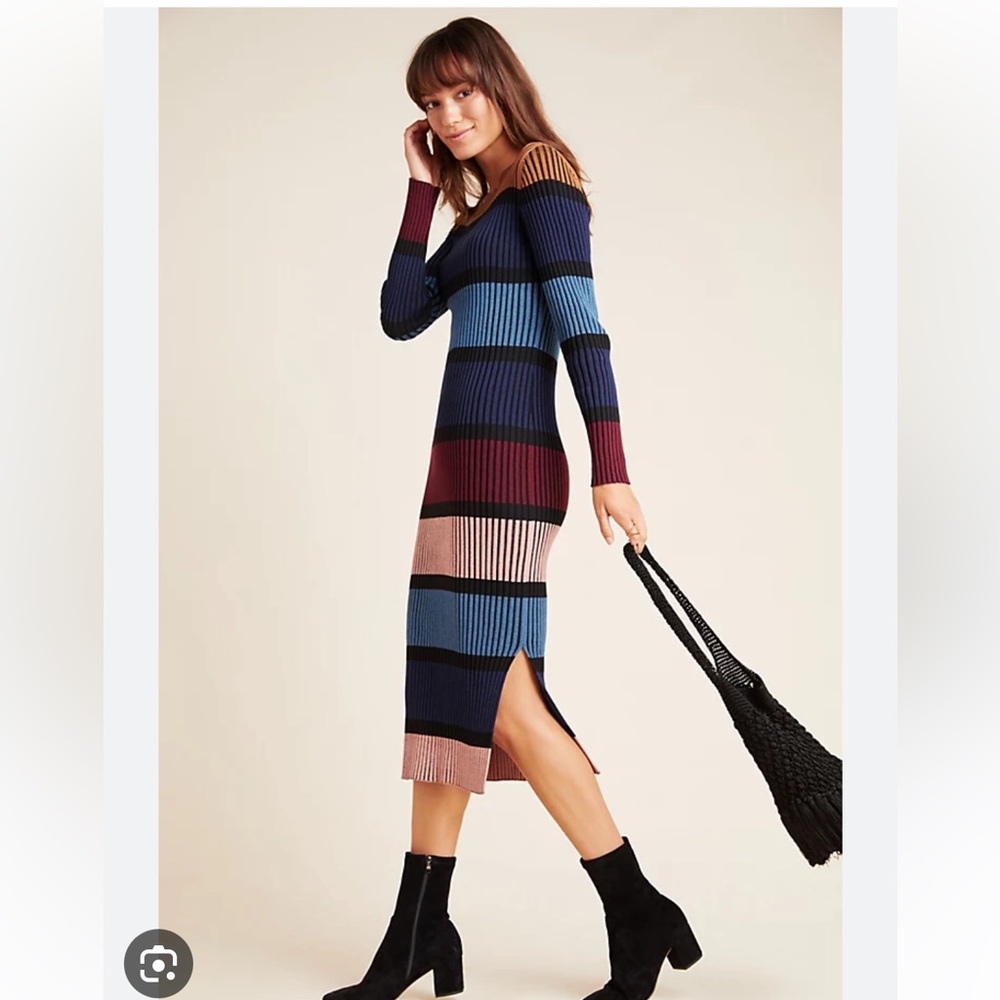 NEW Anthropologie Lorna midi sweater dress by Dolan Left Coast